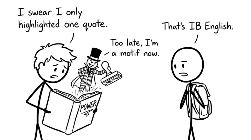 A tiny villain becomes a motif