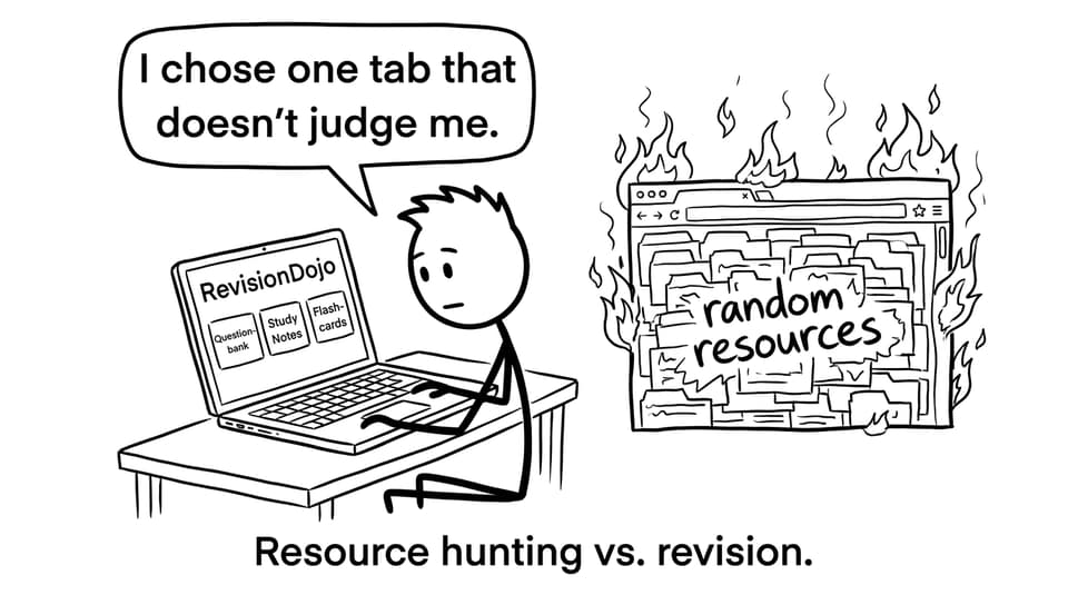 Resource hunting vs. revision.