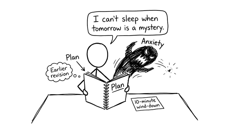 Planner shrinks anxiety monster