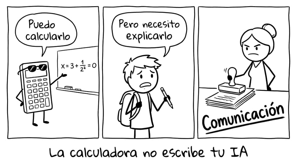 La calculadora no escribe tu IA