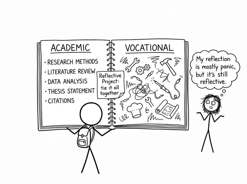 Planner split between academic and vocational chaos
