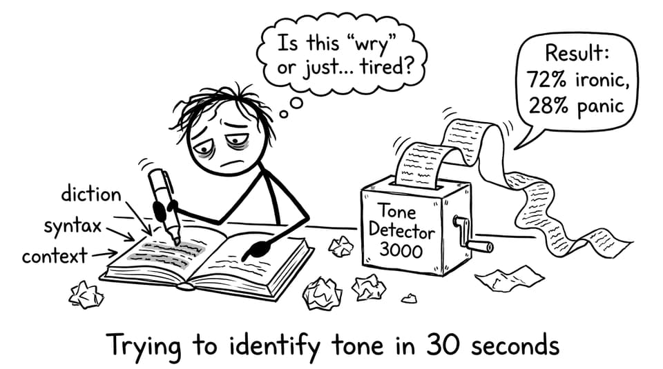 Trying to identify tone in 30 seconds