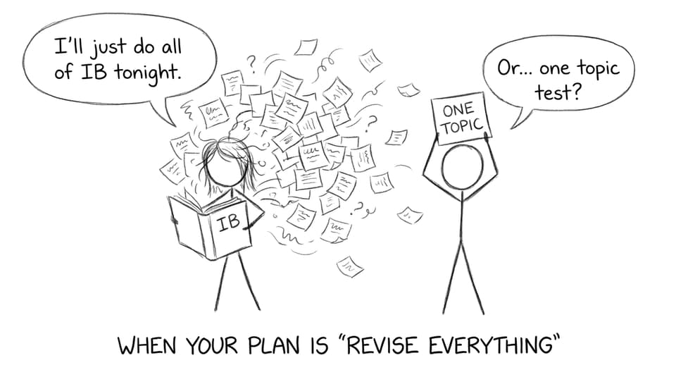 When your plan is 'revise everything'