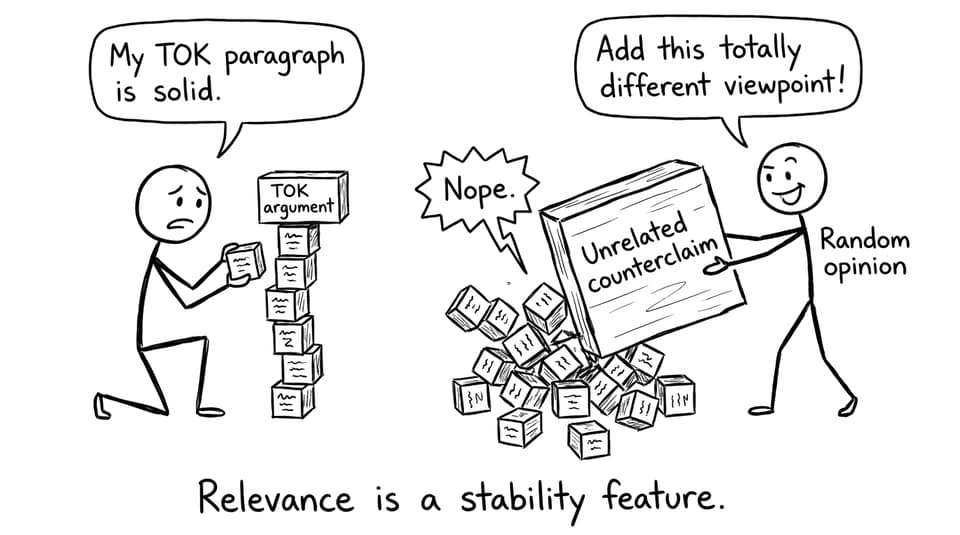 Relevance keeps the tower standing
