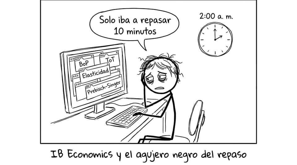 Viñeta del agujero negro del repaso