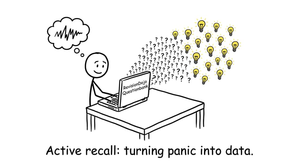 Question marks turning into lightbulbs XKCD comic