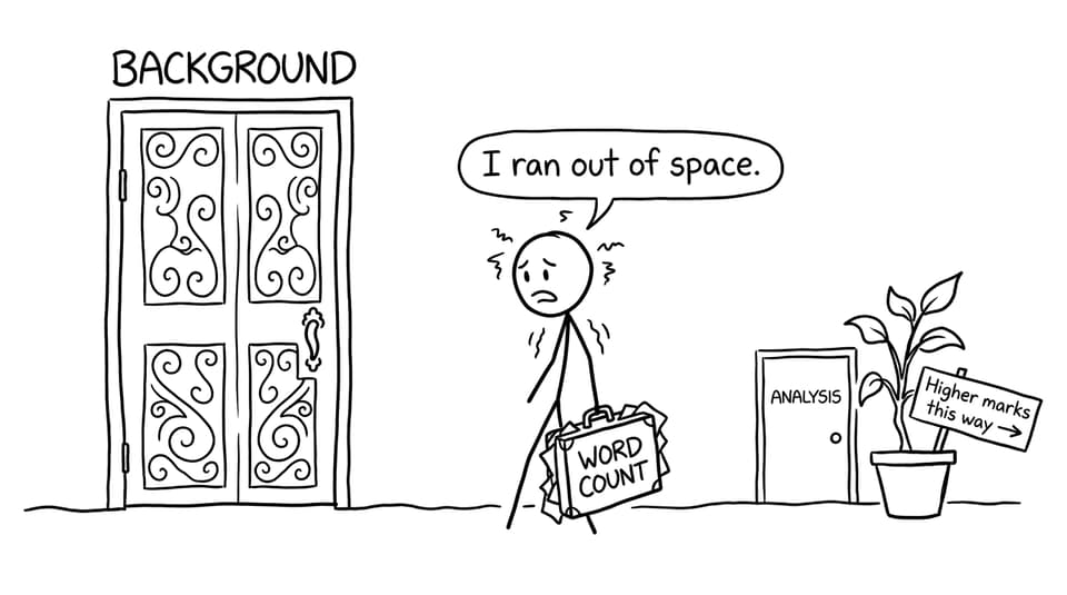 Background door huge, analysis door hidden