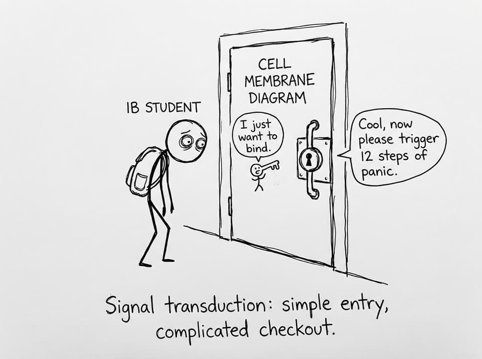 Signal transduction comic relief