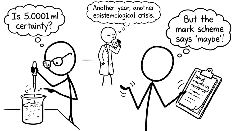 Lab partner insists on debating evidence
