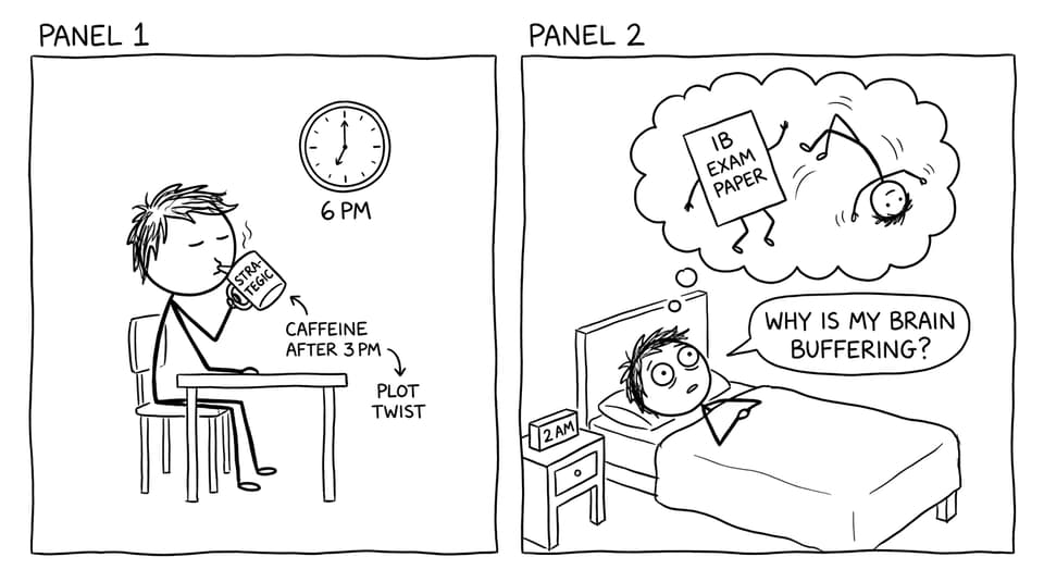 Coffee at 6pm becomes an unexpected plot twist