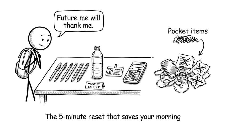 The 5-minute reset that saves your morning
