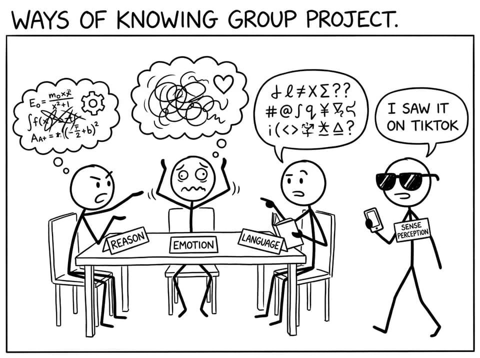 Ways of Knowing arguing like a group project