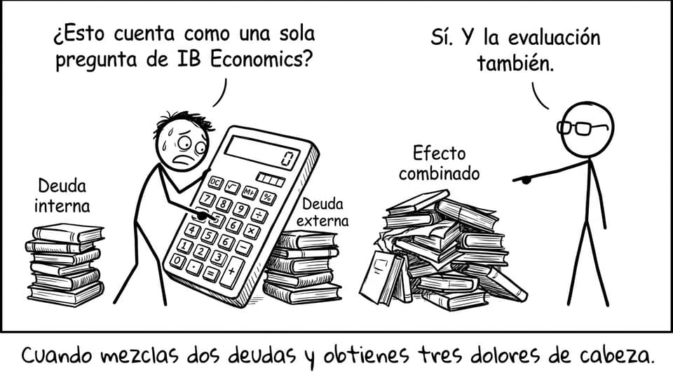 Comic: deudas y dolores de cabeza