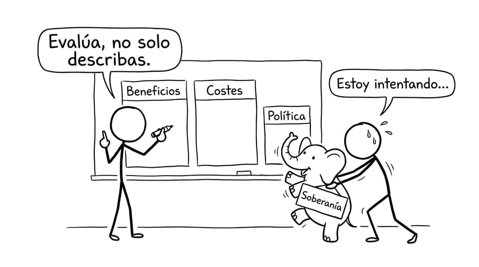 El elefante de la soberanía intentando entrar en la caja