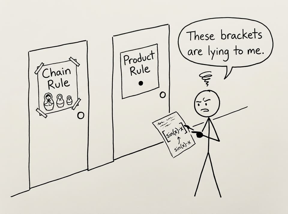 Chain rule vs product rule doors