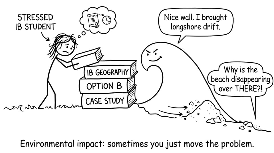 IB student sea wall vs longshore drift
