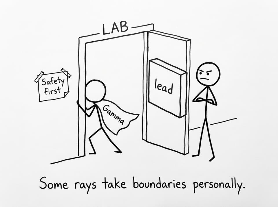 Comic: Gamma as bouncer problem