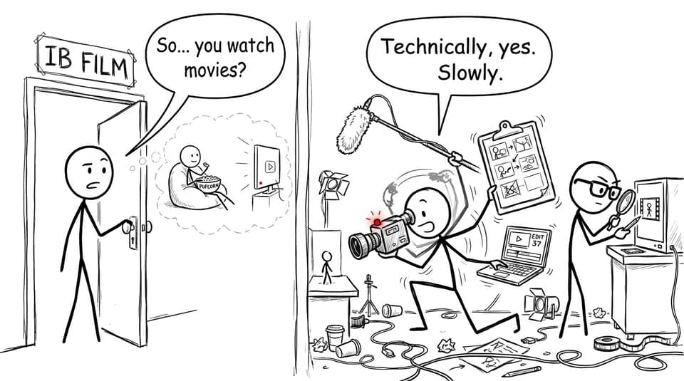 A parent discovers that IB Film involves rather more than watching movies