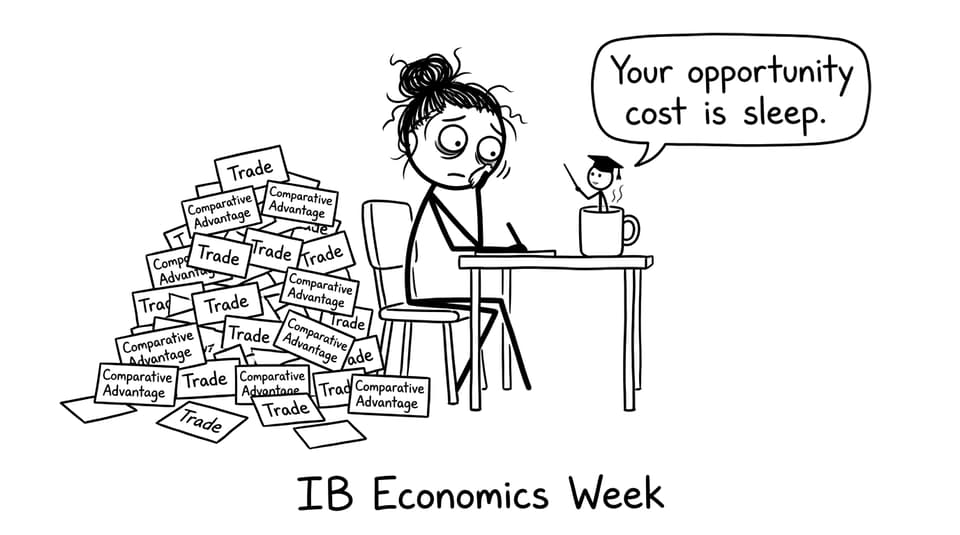IB student opportunity cost joke