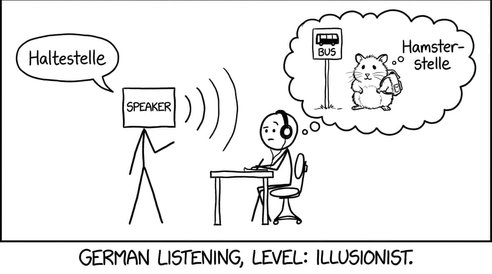 Hamster-stelle listening joke