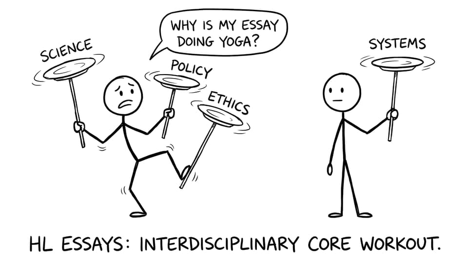 Interdisciplinary plate balancing comic