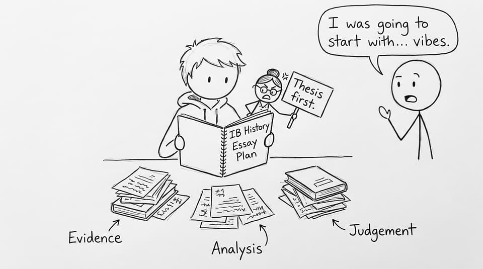 A student discovers thesis first