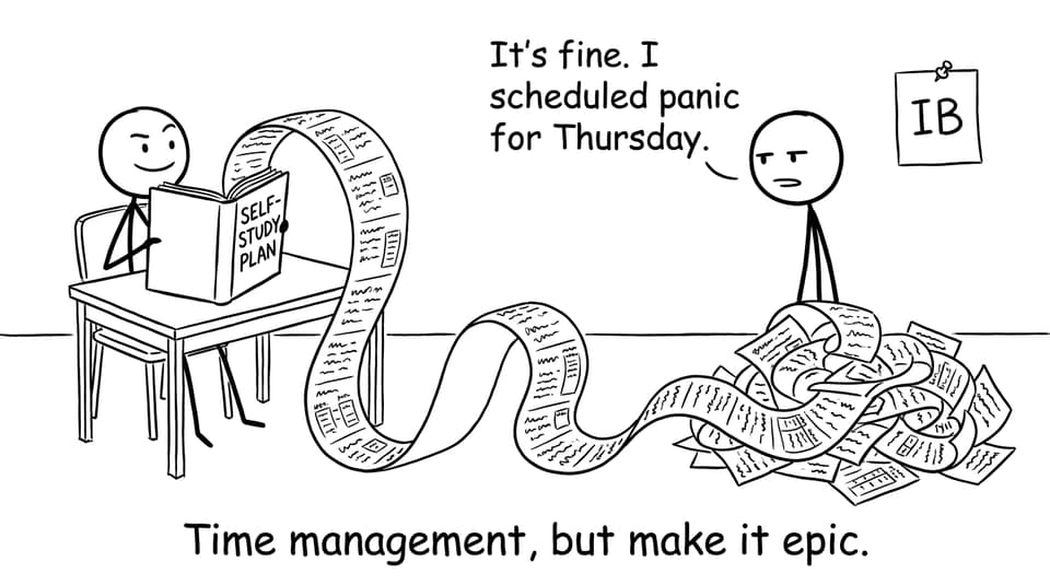 A student schedules panic for Thursday