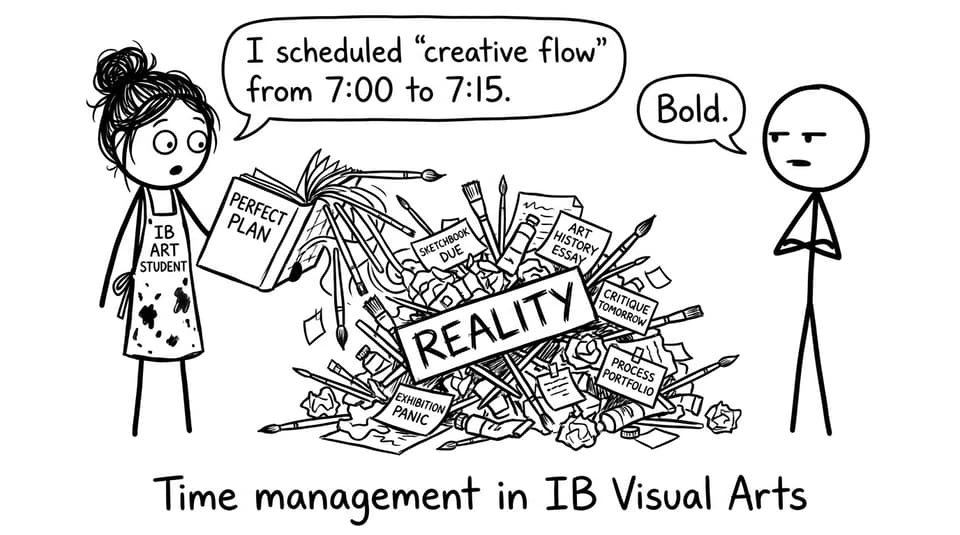 A planner vs reality comic