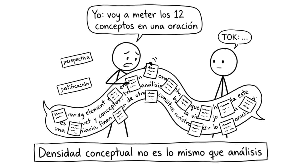 Cómic TOK: 12 conceptos en una sola frase