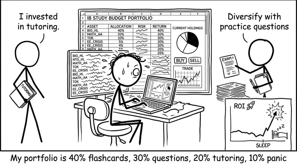 IB study budget ROI comic