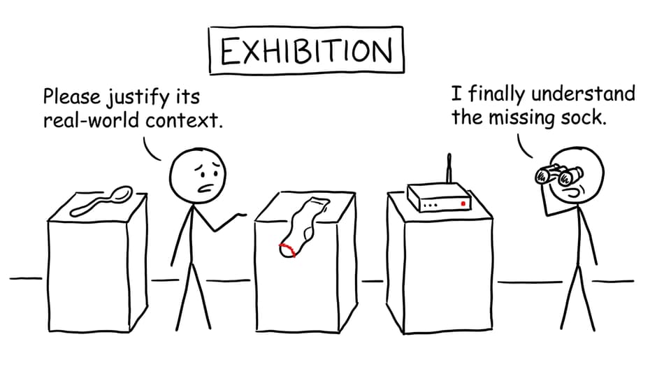 A TOK exhibition gives an ordinary missing sock unexpected intellectual importance