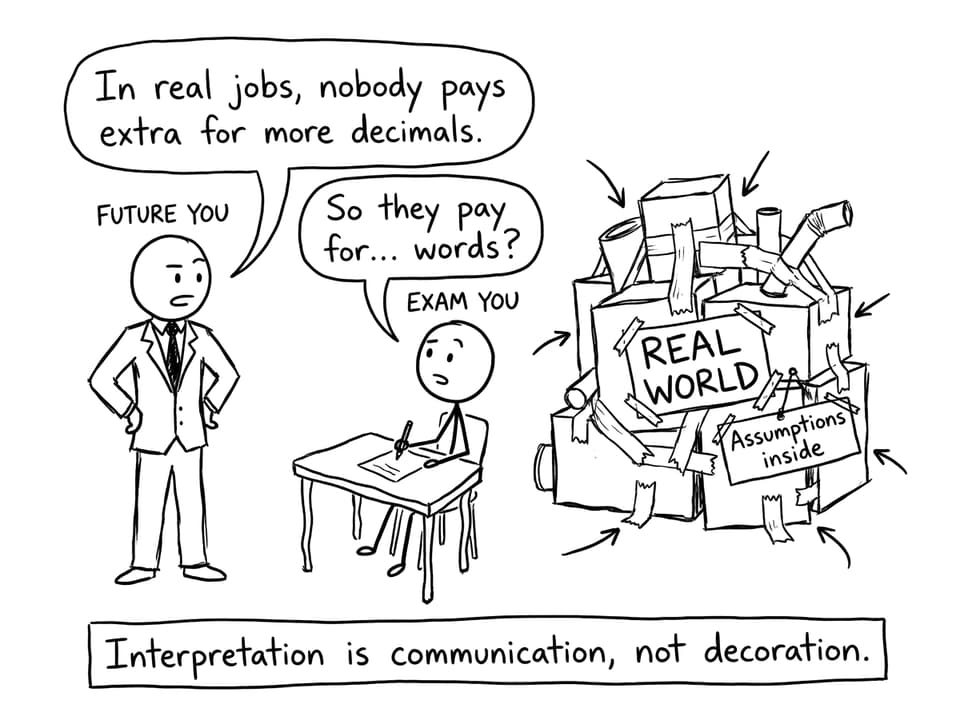 Interpretation is communication, not decoration.