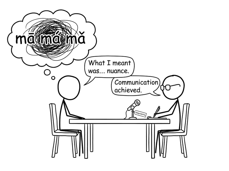 Comic: tones and nuance in the oral