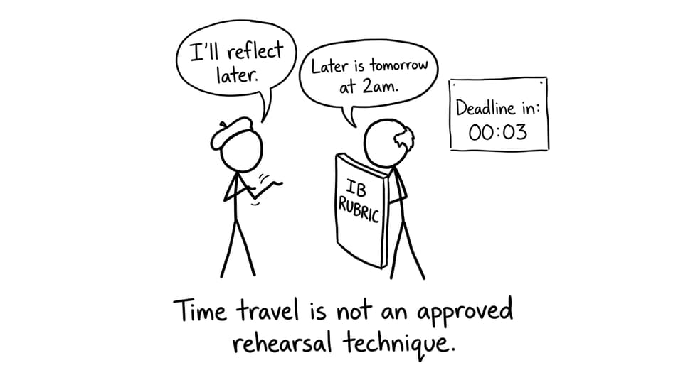 Reflect later time-travel comic