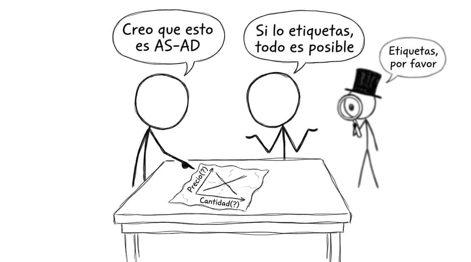 Estudiante confundiendo diagramas en una servilleta