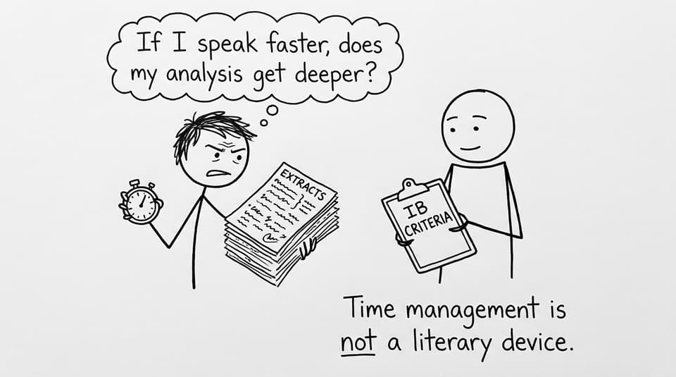 Time management is not a literary device