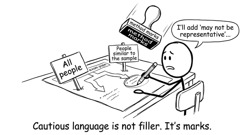 Cautious language comic break