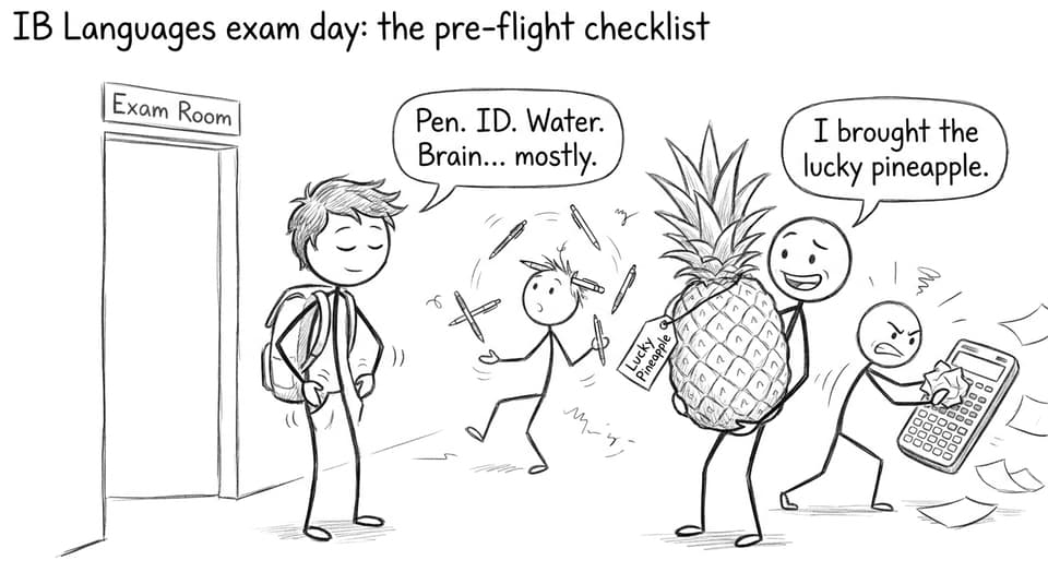 IB Languages exam day: the pre-flight checklist