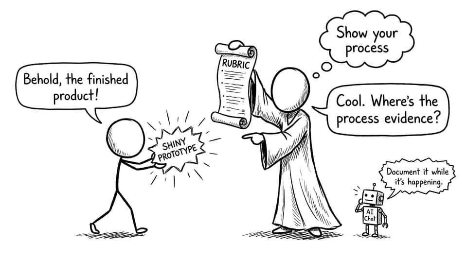 Teacher wants process evidence