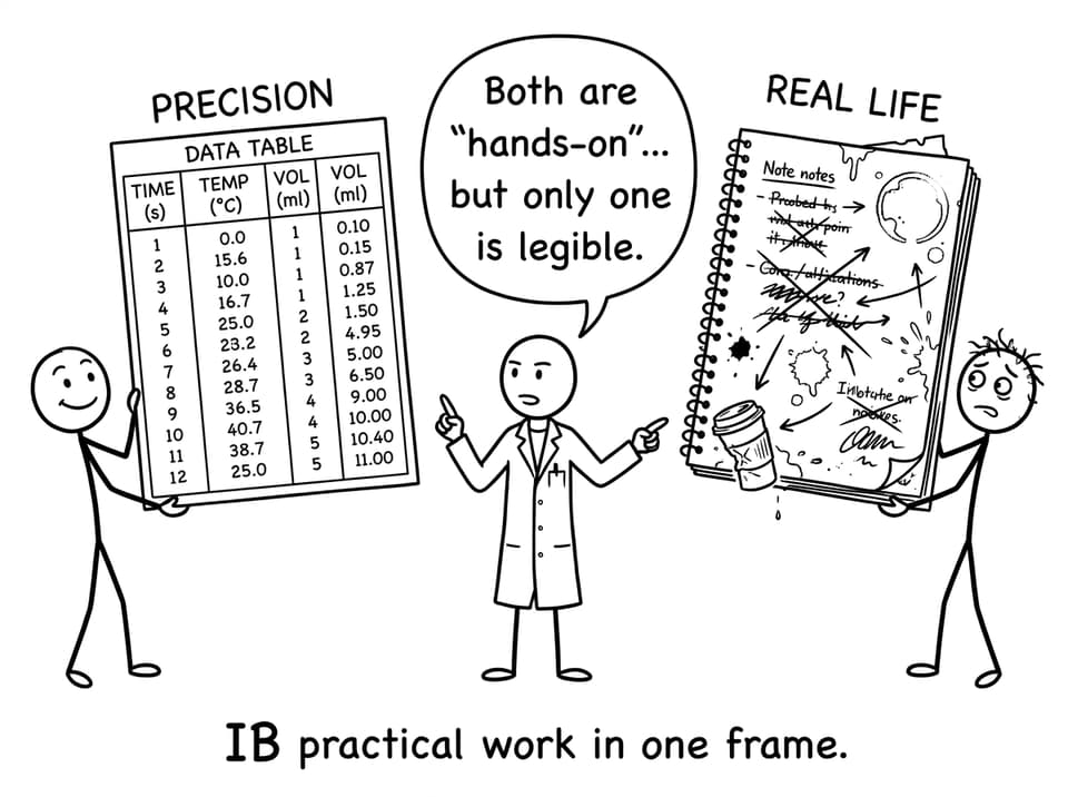 IB practical work in one frame