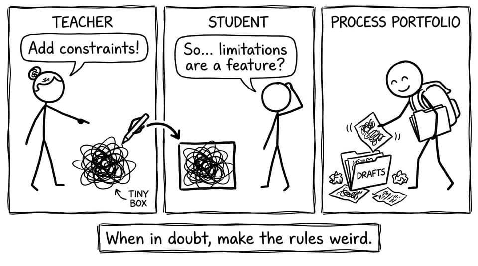 A teacher insists limitations are a feature