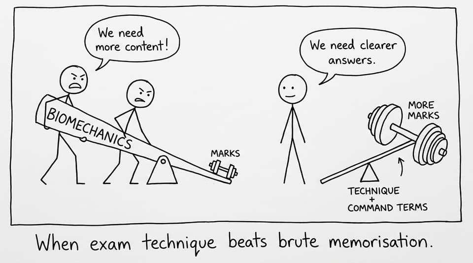When exam technique beats brute memorisation