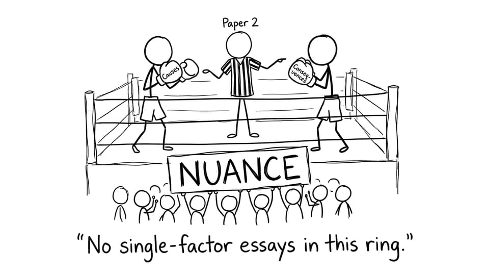Paper 2 referee demands nuance