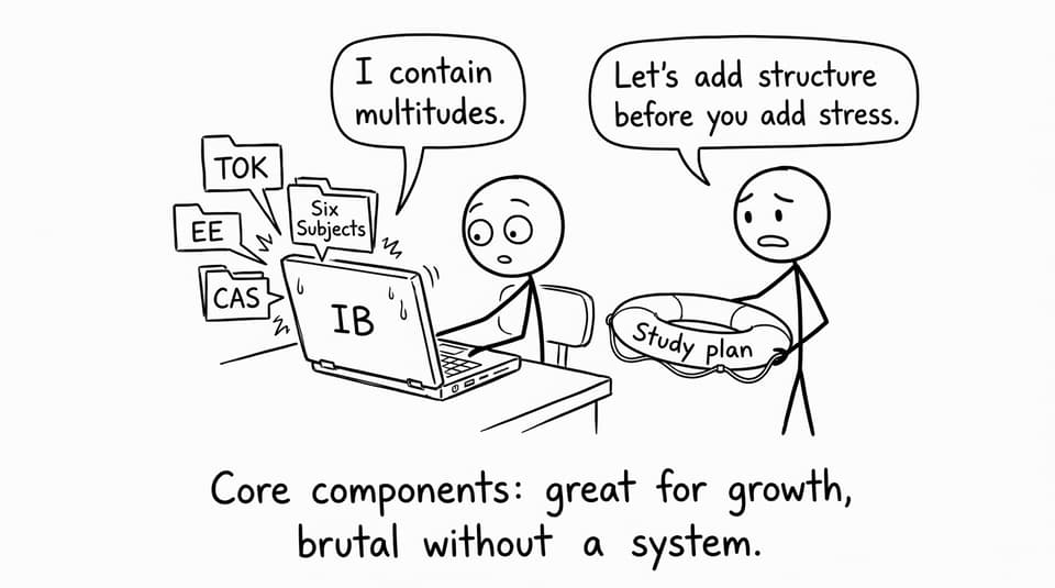 IB laptop with too many tabs