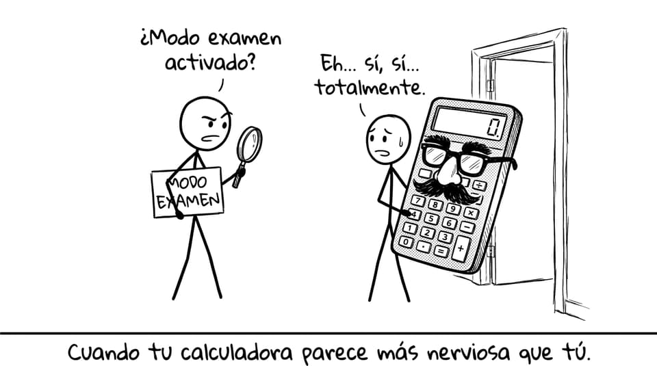 Supervisor revisando el modo examen