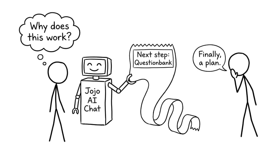 Jojo AI Chat gives a plan joke