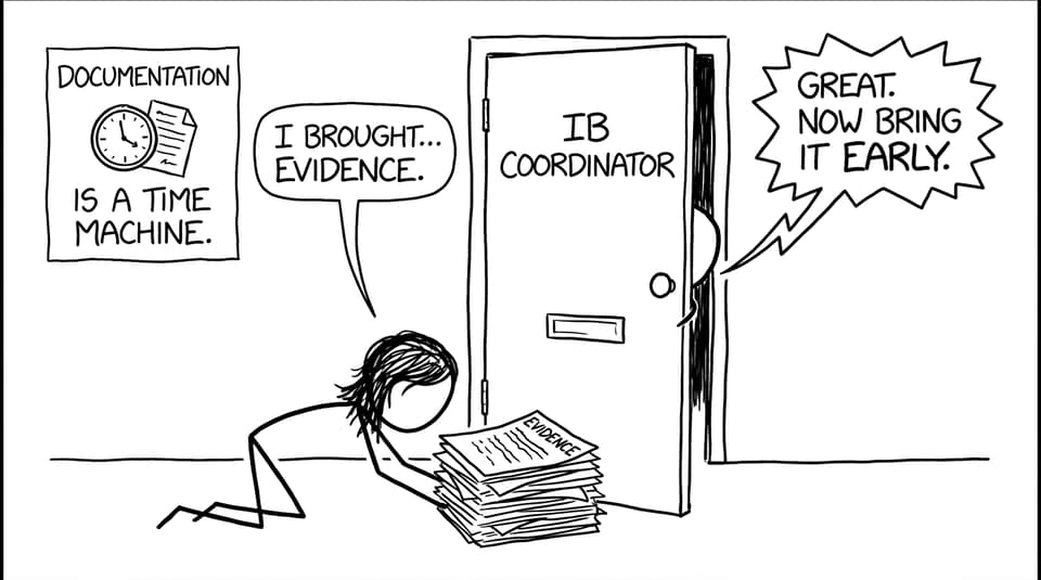 Comic about bringing evidence early