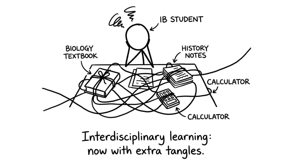 Interdisciplinary learning: now with extra tangles.