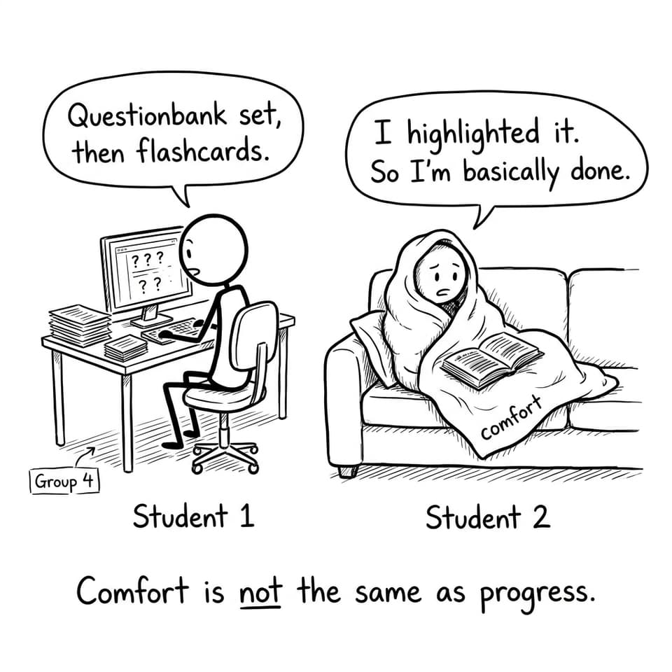Comfort is not the same as progress.