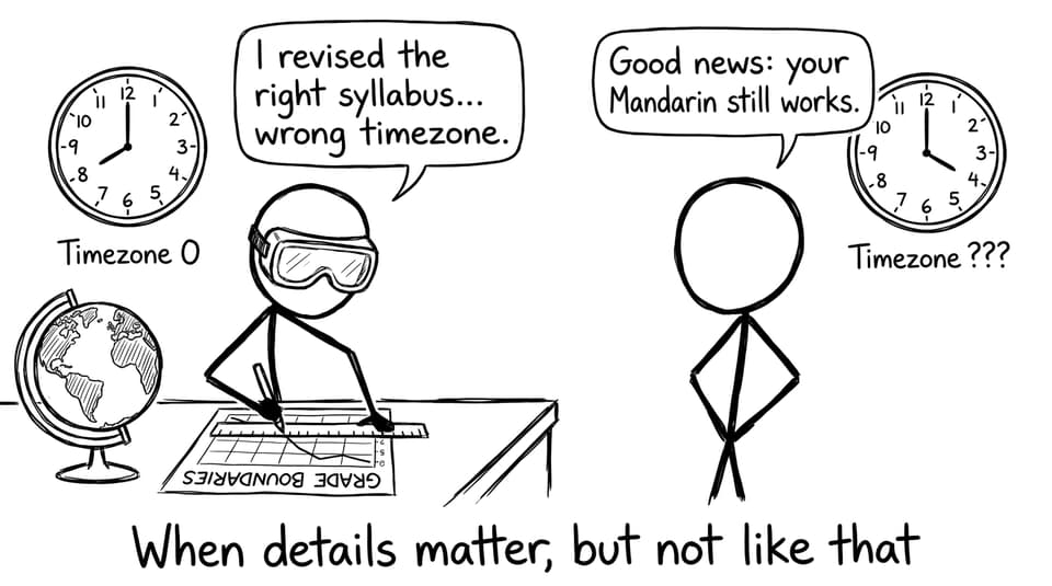 When details matter, but not like that